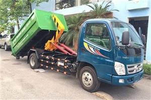 xe chở rác thải 3 tấn thaco